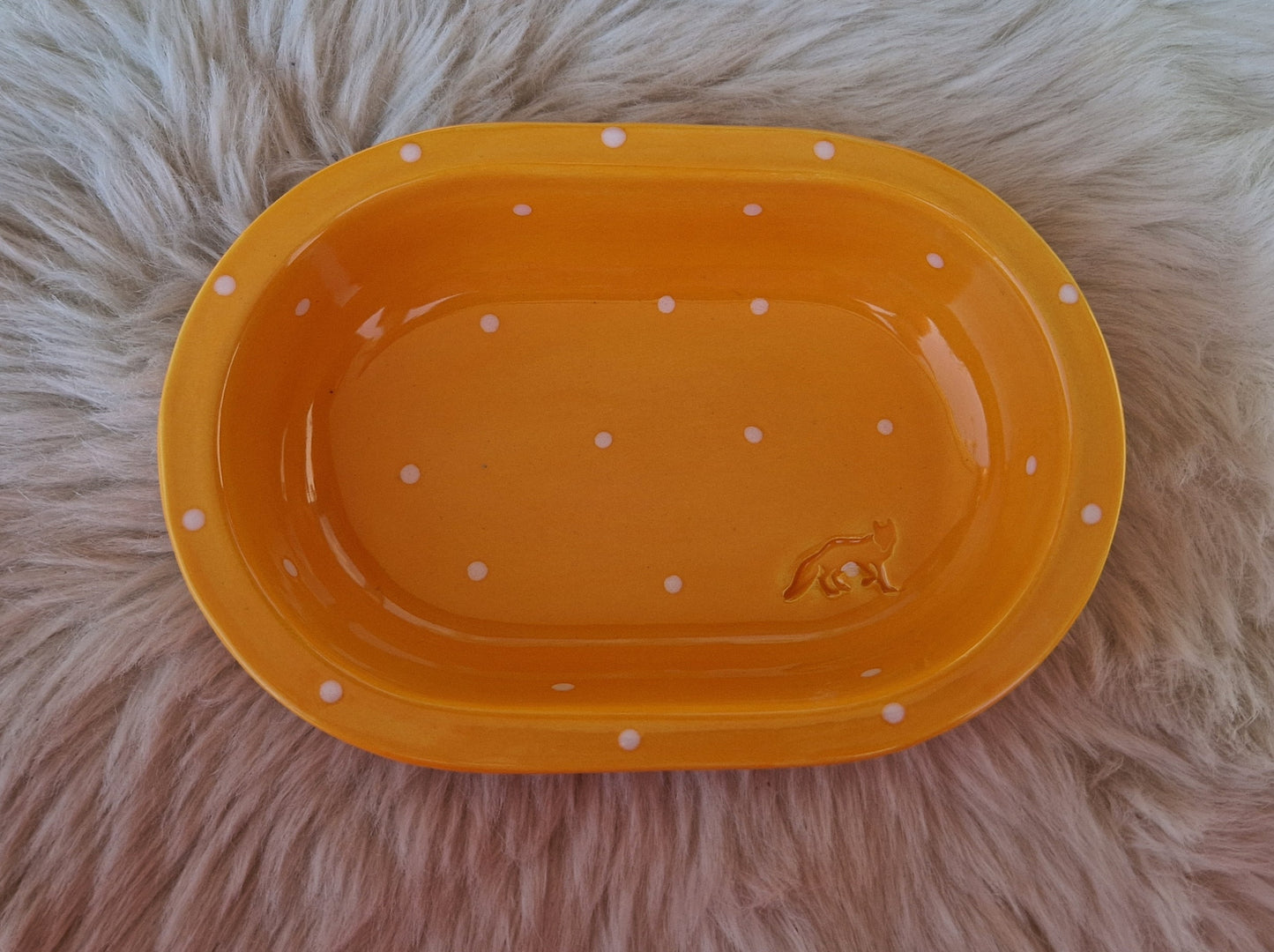 Keramik Schale für Surefeed gepunktet