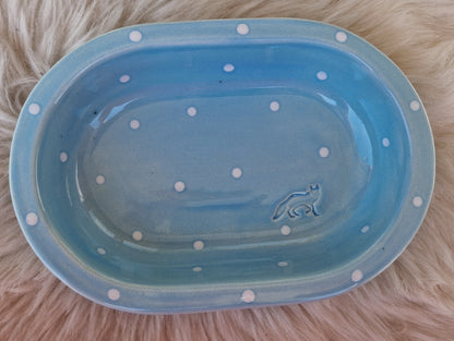 Keramik Schale für Surefeed gepunktet