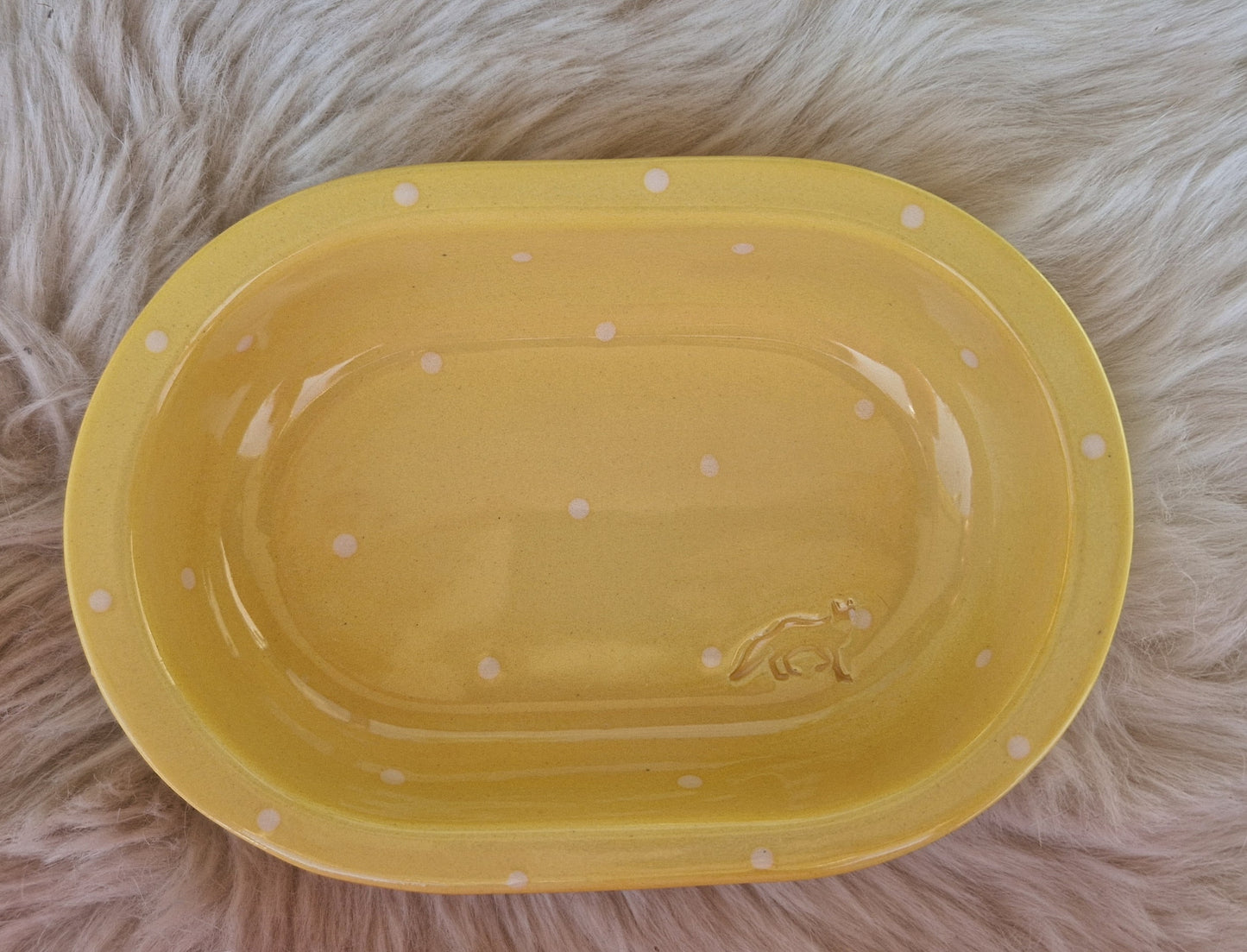 Keramik Schale für Surefeed gepunktet
