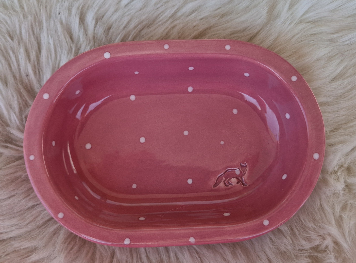 Keramik Schale für Surefeed gepunktet