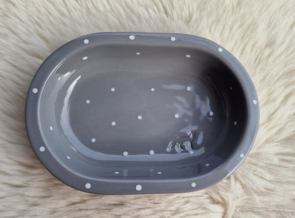 Keramik Schale für Surefeed gepunktet