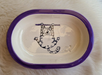 Keramik Schale für Surefeed mit Farbrand "Finn – Die Schwerkraft-Challenge"