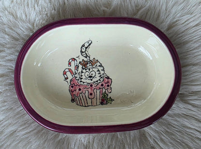 Keramik Schale für Surefeed mit Farbrand "Finn der Weihnachtsmuffin"