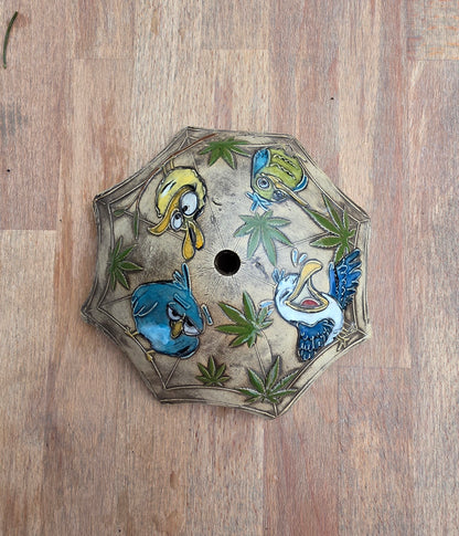 Meisenknödelschirme aus frostfester Keramik