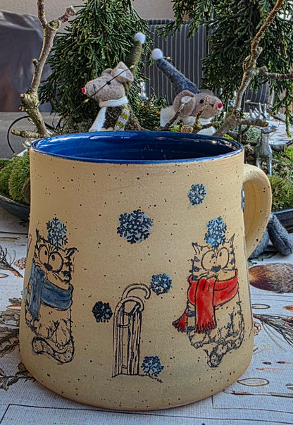 Handgefertigte Katzentassen – liebevoll & einzigartig - 600 ml