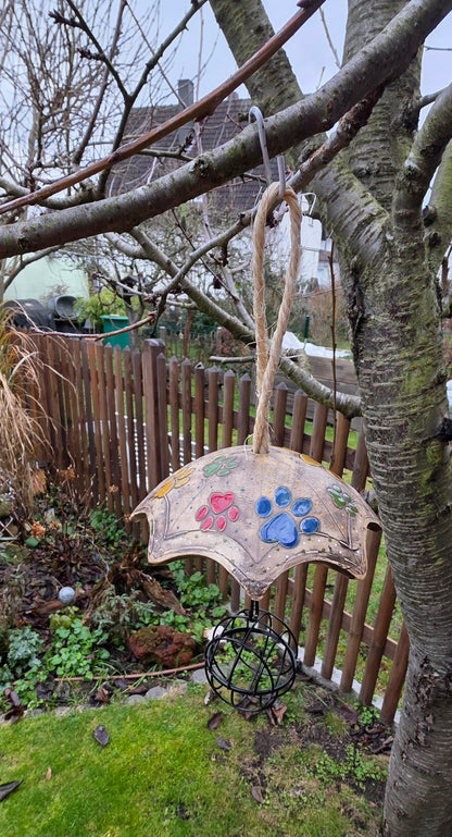 Meisenknödelschirme aus frostfester Keramik