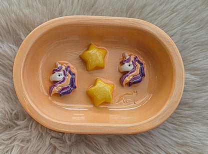 Keramik-Antischlingnapf für Katzen – Landmotive