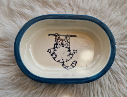 Keramik Schale für Surefeed mit Farbrand "Finn – Die Schwerkraft-Challenge"