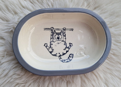 Keramik Schale für Surefeed mit Farbrand "Finn – Die Schwerkraft-Challenge"