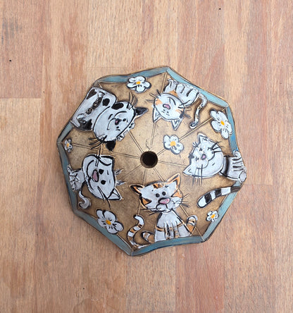 Meisenknödelschirme aus frostfester Keramik