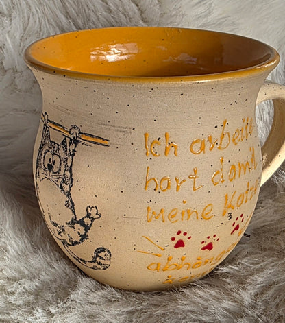 Handgefertigte Katzentassen – liebevoll & einzigartig - 500 ml