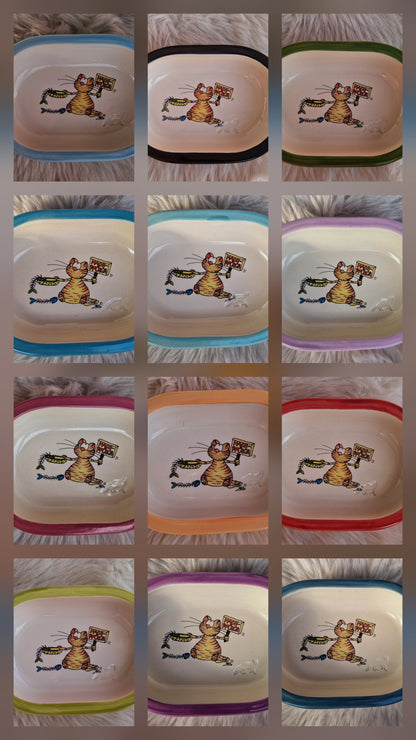 Keramik Schale für Surefeed mit Farbrand und Pucki Nachpfüsch