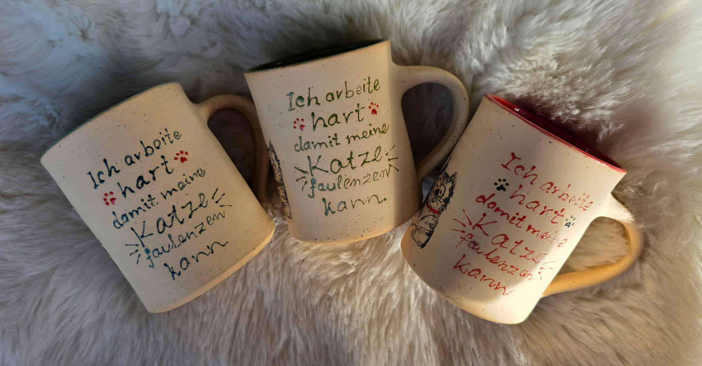 Handgefertigte Katzentassen – liebevoll & einzigartig - 300 ml